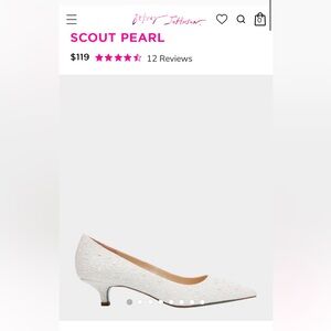 Betsy Johnson Scout Pearl kitten heels